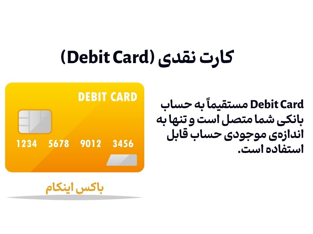 انواع کارت های ارزی بانکی بین المللی - دبیت کارت